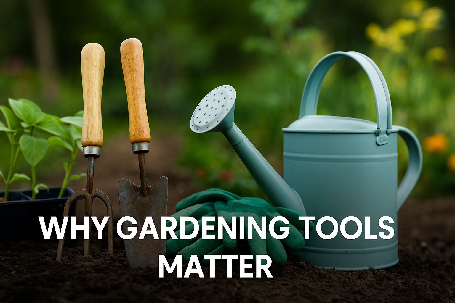 Why Gardening Tools Matter' — Urban Plant educational guide on gardening tools Use.